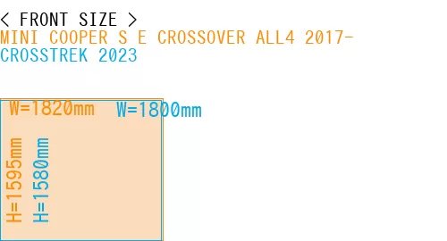#MINI COOPER S E CROSSOVER ALL4 2017- + CROSSTREK 2023